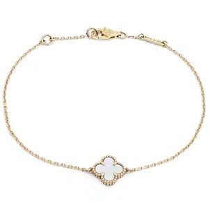 Van Cleef & Arpels 18K Yellow Gold Sweet Alhambra Bracelet